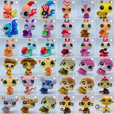 Фигурка Littlest pet shop кошка-стоячка розовая с лавандовыми полосками  (Нюанс Глаз) Киев, Одесса, интернет-магазин в Украине