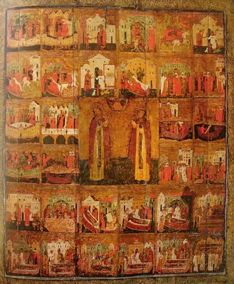 рукописная Икона святых Петра и Февронии Муромских арт 6466 купить в  иконописной мастерской