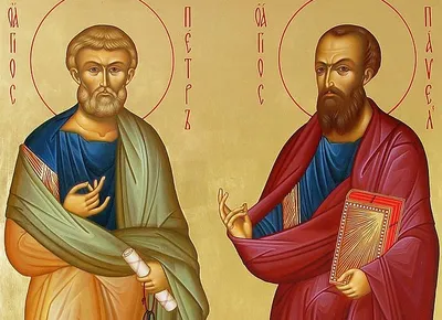 Апостолы Пётр и Павел (картина Эль Греко, Эрмитаж) — Википедия