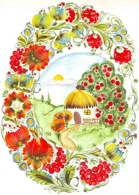 Петриковка | Folk art flowers, Russian folk art, Flower art