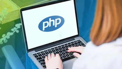 Hand Working On New Modern Computer With PHP Abbreviation, Modern  Technology Concept Фотография, картинки, изображения и сток-фотография без  роялти. Image 162368223