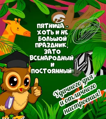 🍃💐🌿 Пятница! | Картинки, Картинки для поднятия настроения, Утро пятницы