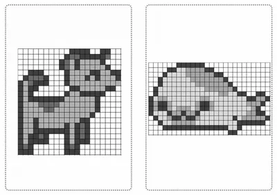 Разноцветная раскраска pixel by cell - скачать или распечатать раскраску из  категории «пиксельные по клеточкам» бесплатно #195108