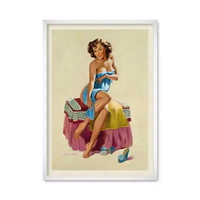 Illustration artistiques | Pin up girl in space | Europosters