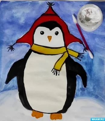 Пингвин Рисунок Для Детей Легкий (51 Фото)