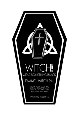 ᐈ Купить эмалированные значки - пины enamel witch pin - гробик в Киеве,  Украина