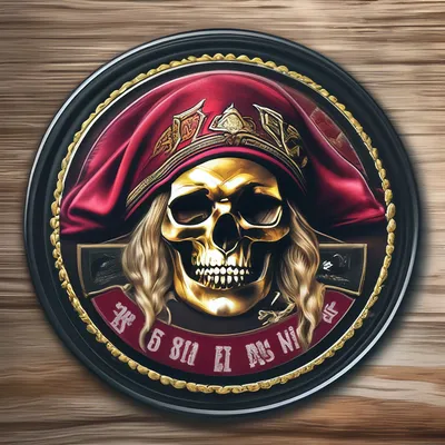 Сабля Pixel Crew Пиратская Черная Метка 52,5см (PC07146) купить в Минске