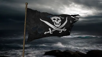 Купить Пиратский флаг «Череп Воробья» - ЦТП «ФЕНИКС»
