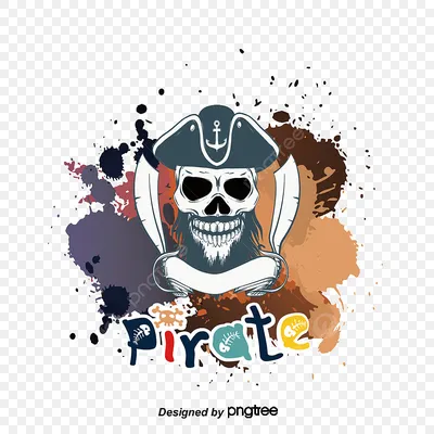Пиратский знак «Веселый Роджер», …» — создано в Шедевруме