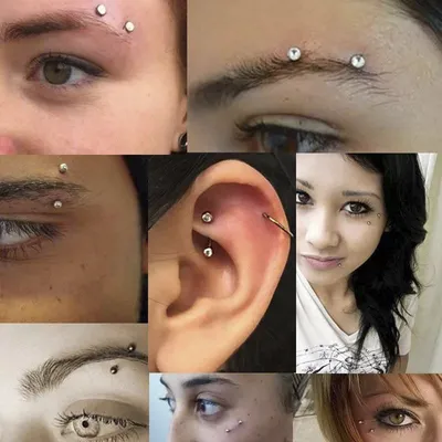 Таня Ретро - мастер пирсинга в Instagram: «Плоскостной пирсинг брови  (#surfacepiercing ) с использованием П-штанги из титана с топ… | Пирсинг  бровей, Пирсинг, Оникс