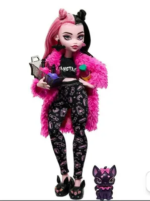 Кукла Monster High Дракулаура и питомцы, жуткая вечеринка - купить с  доставкой по выгодным ценам в интернет-магазине OZON (1363118523)