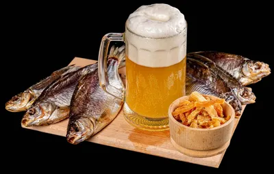 Здоровое питание: пиво с рыбой