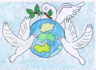 Рисунки мира на день мира (44 фото) » Рисунки для срисовки и не только