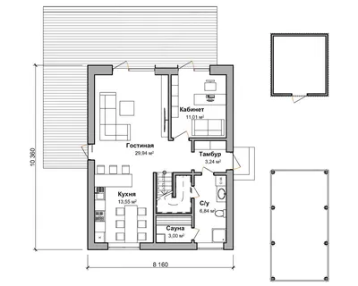 Проект дома 95 кв м - 03-53 🏠 | СтройДизайн