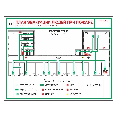 Заказать изготовление планов эвакуации при пожаре – цена в Краснодаре