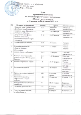 План работы учебно-воспитательной комиссии попечительского совета.Лицей №144