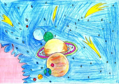 Картинки планет для срисовки (62 фото) » Картинки и статусы про окружающий  мир вокруг