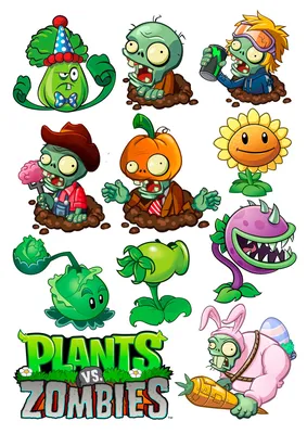 Вафельна Картинка Росту Проти Зомбі ⁇ Їстівні Картинки Plants Vs Zombie ⁇ Plants  Vs Zombie Формат А4 — Купити на  ᐉ Зручна Доставка (1262720292)