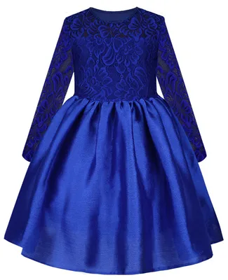 Купить пышное платье для девочки SOFIA с длинным рукавом пудра ❃Детские  платья ОПТом от производителя ☙Валентина Гладун