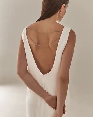 Выкройка платья с открытой спиной от Анастасии Корфиати