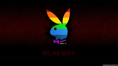 Маска зайки PLAYBOY. Черная лаковая