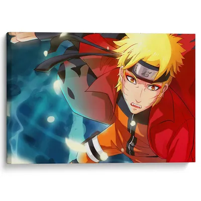 Картина на холсте Учиха Саске аниме Naruto Наруто (3) 20х30 см - купить по  низкой цене в интернет-магазине OZON (1144515340)