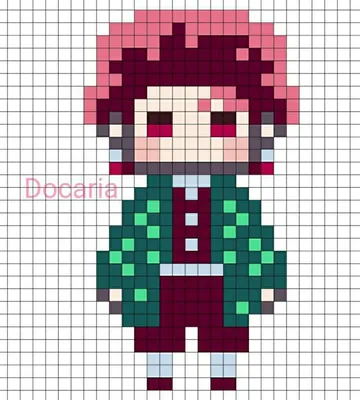 Yuzuki Yukari Perler Bead Pattern | Bead Sprites | Characters Fuse Bead  Patterns