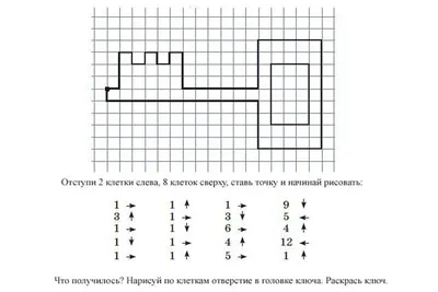 Рисунки По Клеточкам Для Дошкольников (53 Фото)