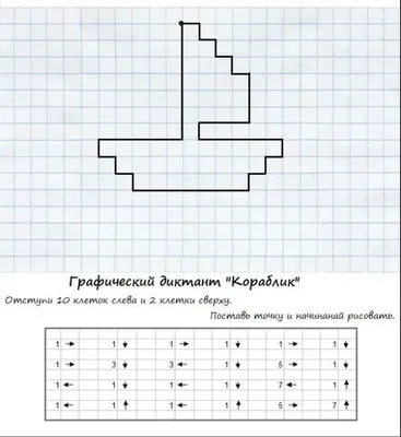 По клеточкам для детей картинки