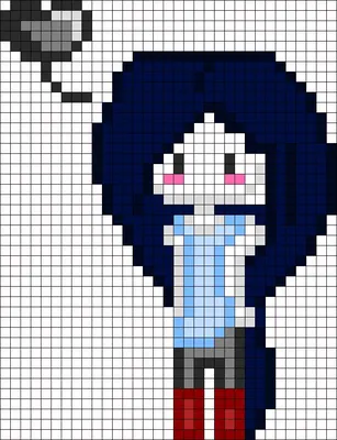 Create a Charming Chibi Marceline Kandi Pattern