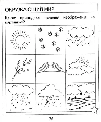 Развивающие карточки по окружающему миру