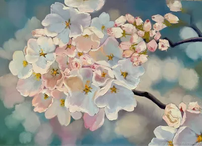 Файл:Nikolay Sergeyev Apple blossom in Little  — Википедия