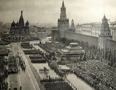 Цветные фото парада Победы в 1945 году - Фотохронограф