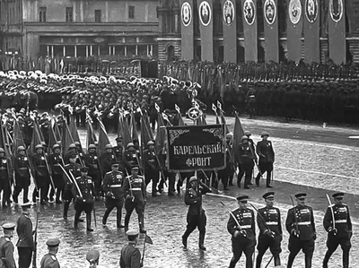 Наш земляк Петирим Аносов участвовал в Параде Победы 1945-го года  Добринские вести