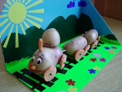 Поделки из картошки в детский сад и школу: 100 идей | Мама может все! | Дзен