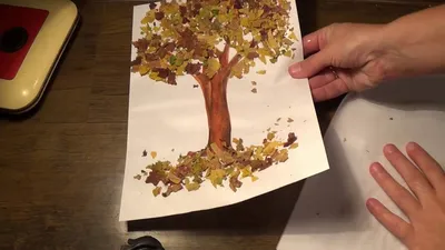 Autumn tree. Crafts on the theme of autumn with their hands - YouTube