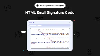 How to create html email signature