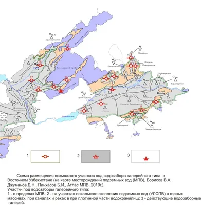 Карта подземных вод Крыма