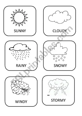 Учебный плакат. Английский язык. What is the weather? Какая погода?: Формат  А2 – купить по цене: 90 руб. в интернет-магазине УчМаг