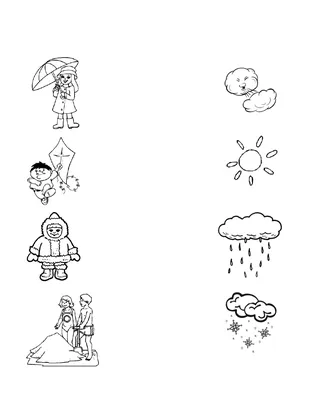 Задание № 3 | Weather worksheets, English worksheets for kids, English  activities for kids