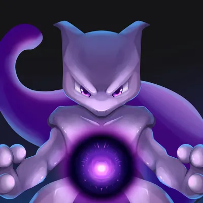 Mewtwo Illustration : r/pokemon