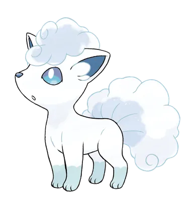 Alola Vulpix (Alolan Vulpix) :: Vulpix :: Pokedex :: Pokemon Characters ::  Pokémon Art :: Pokémon (Покемоны) :: CrutonArt :: фэндомы / картинки,  гифки, прикольные комиксы, интересные статьи по теме.