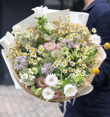 Букет из высоких полевых цветов - заказать доставку цветов в Москве от Leto  Flowers