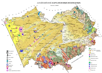 Полезные ископаемые Алтайского Края, месторождения
