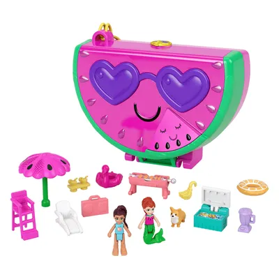 POLLY POCKET DOLL MANY ACCESSORIES PLAY SET FAB STUDIO BEST FRIEND ACTIVE  PACK | eBay