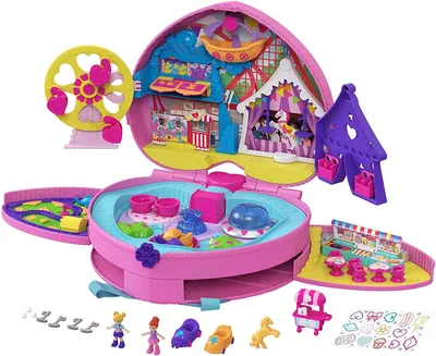 Polly Pocket Jewel Compacts 1992: Sea, Forest, Palace, Iceland, Lockets |  Kerchie