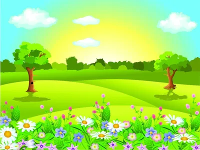 Пазл поляна с цветами - разгадать онлайн из раздела "Для детей" бесплатно