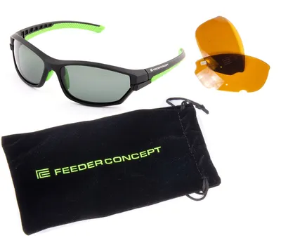 Очки поляризационные Norfin for Feeder Concept линзы серо-зелёные и жёлтые  01 - купить в официальном интернет-магазине Feeder Concept