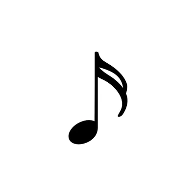 Целая нота Музыкальная нота Восьмая нота, ветчина, монохромный, черный,  музыкальная нотация png | Klipartz