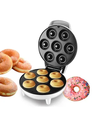 Аппарат для пончиков Donuts Maker/ Электровафельница (форма) для  приготовления пончиков /Вафельница NNN 43359284 купить в интернет-магазине  Wildberries